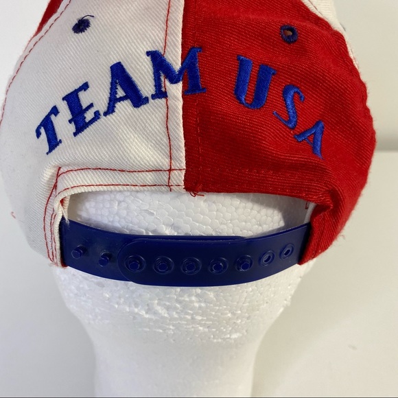 Vintage Nutmeg 1994 TEAM USA World Cup USA 94 Color Block Official Snapback Cap - Picture 5 of 11